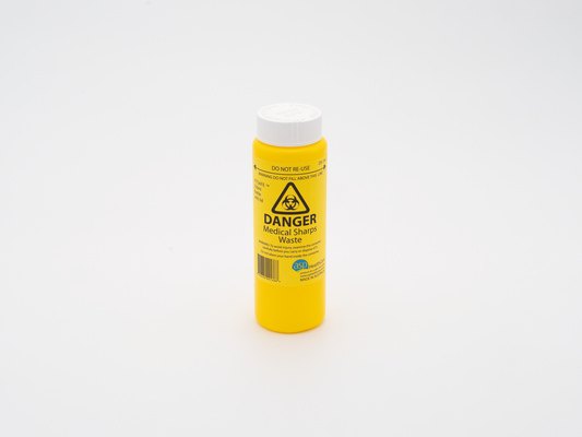 Mini Medical Sharps Waste Container With Screw-Top
